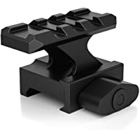 Los mejores  - GrandEver Soporte de Vista de 20 mm- Abrazadera de riel de Altura Inclinada- Adaptador de Base de riel Picatinny- Clip…